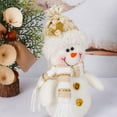 thumbnail image 2 of Navidad muñeca felpa estatuil estatua adornos regalos juguetes Monigote de nieve Zulema Muñeca de gnomo, 2 of 8