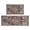 Boho Brown Vintage, variant on Kitchen Rugs and Mats Non Skid Washable Boho Brown Carpet Kitchen Mat and Rug Set,Floor Cushion Waterproof Rug,Rubber Backed Area Rugs for Kitchen Laundry