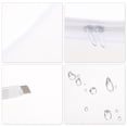 thumbnail image 3 of Ofertas Únicas 1 Pc Bolsa de Almacenamiento Grande Contenedores de Almacenamiento 23.62"x17.72"x11.81" Blanco Claro Blanco PEVA, 3 of 5