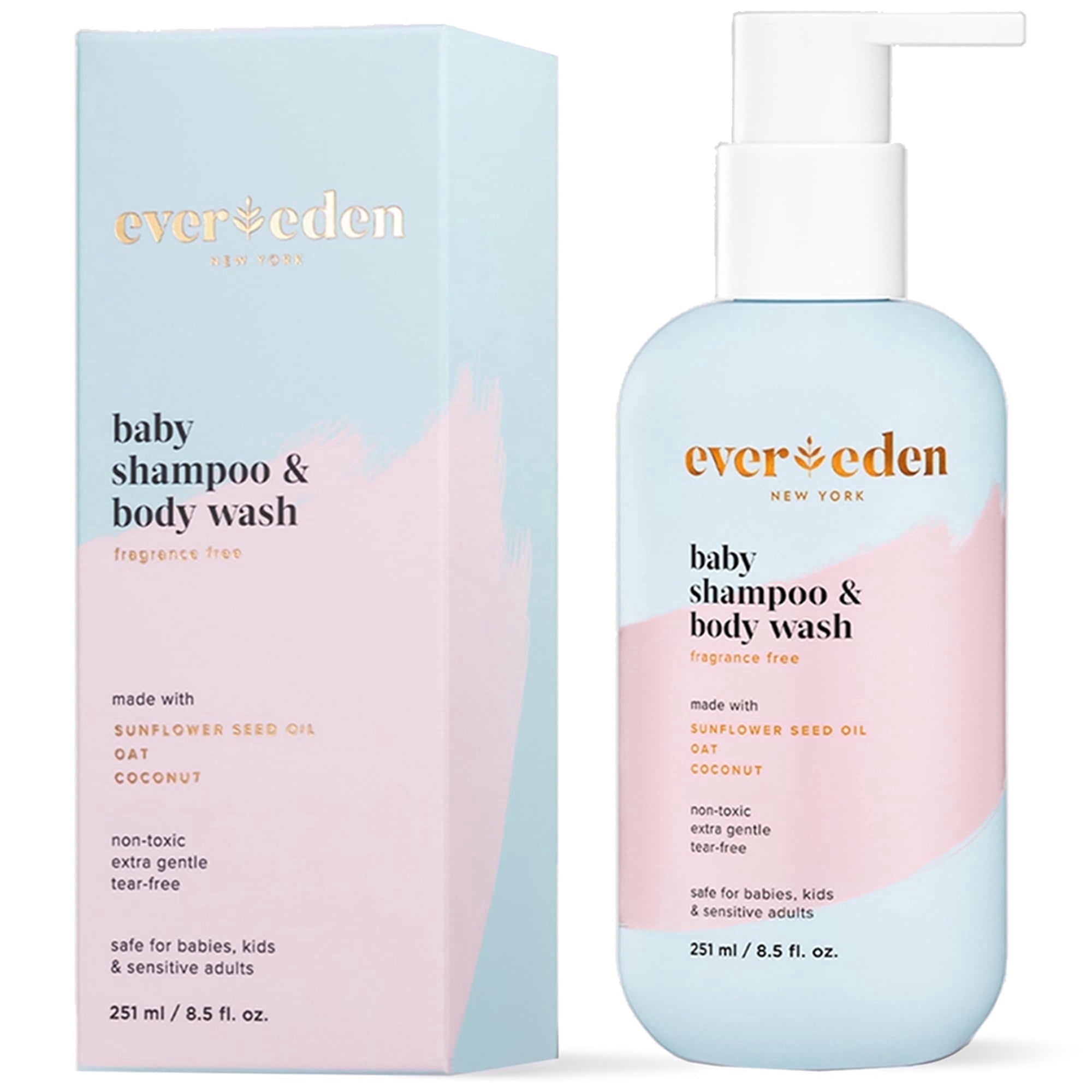 Evereden Baby Shampoo and Body Wash 8.5 fl oz.