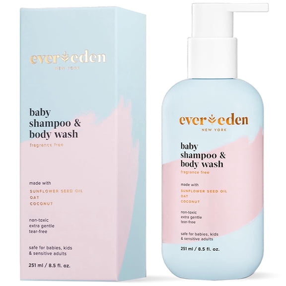 Evereden Baby Shampoo and Body Wash 8.5 fl oz.