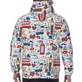 thumbnail image 3 of Bingfone London Symbols1 Men's Drawstring Hoodie Long Sleeve Pocket Sweatshirts-3X-Large, 3 of 6