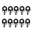thumbnail image 4 of 100 Pieces Stainless Steel Fishing Rod Pole Tip Replacement Parts Guide Rings Casting Pole Balance Repair Spare Parts Professional Beginners Hardware, 4 of 8