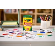 Crayola Fine Line Markers, Classic Colors, 10 Count, Back to School Supplies for Kids and Teachers, Classroom Essentials, Gifts, 3+