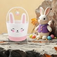 thumbnail image 5 of Personalized Easter Basket - Dienrx Easter Basket, Easter Bunny Baskets with Handle, Baby Gift Baskets, Egg Buckets Gifts Tote Bags Egg Hunt Basket for Kids, Boys, Girls, Toddler, Babies, Infant, 5 of 8