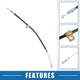 thumbnail image 3 of Cable de liberación del freno de estacionamiento Unique Bargains No.52128243AA para Jeep Grand Cherokee 2000-2004 Metal Negro, 3 of 6