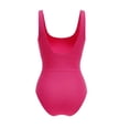 thumbnail image 4 of CHGBMOK Womens One Piece Swimsuit Solid Tummy Control Bathing Suit Square Neck Spaghetti Straps Swimwear Modest Swimsuit, 4 of 8