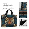 thumbnail image 4 of Laptop Bag Laptop Briefcase 15.7 x 3 x 11.8 Inches Laptop Bag Briefcases Laptop Storage Travel Laptop Bag Work Laptop Bag Jungle Color Tiger Pattern, 4 of 8
