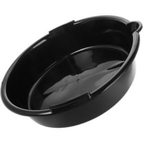 OFFIGAM Leak-Proof Oil Drain Plate for Vehicle Maintenance, Black Plastic