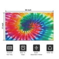 thumbnail image 5 of Colorful Tie Dye Pattern Door Rugs,Washable Non Slip Door Mats Indoor,Decorative Door Mats,Entry Mat Indoor for Entrance,Bedroom,Kitchen,Bathroom,17"x30", 5 of 6