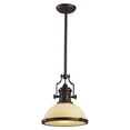 thumbnail image 6 of Landmark Lighting 66134-1 Chadwick 1-Light Pendant in Oiled Bronze, 6 of 7