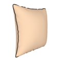 thumbnail image 3 of Velvet Rimmed Pillowcase Is Not Easy To Open Line Deformation Invisible Zipper Opening And Closing Only Pillowcase Does Not Contain Pillow Core Peach 16"X16", 3 of 8