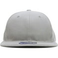 thumbnail image 2 of Solid Flat Brim Bill Fitted Baseball Cap, 2 of 6