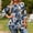 Blue1, variant on NominalSnug Plus Size Tops for Women Short Sleeve Shirt Floral Print Dressy Casual Blouses Loose Fitted Tunic Top to Wear with Leggings