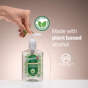Germ-X Subtle Green Apple Scented Hand Sanitizer, Vitamin E & Plant-Based Alcohol, {8 fl oz}