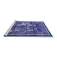 thumbnail image 2 of Ahgly Company Machine Washable Indoor Rectangle Animal Blue Traditional Area Rugs, 8' x 10', 2 of 4