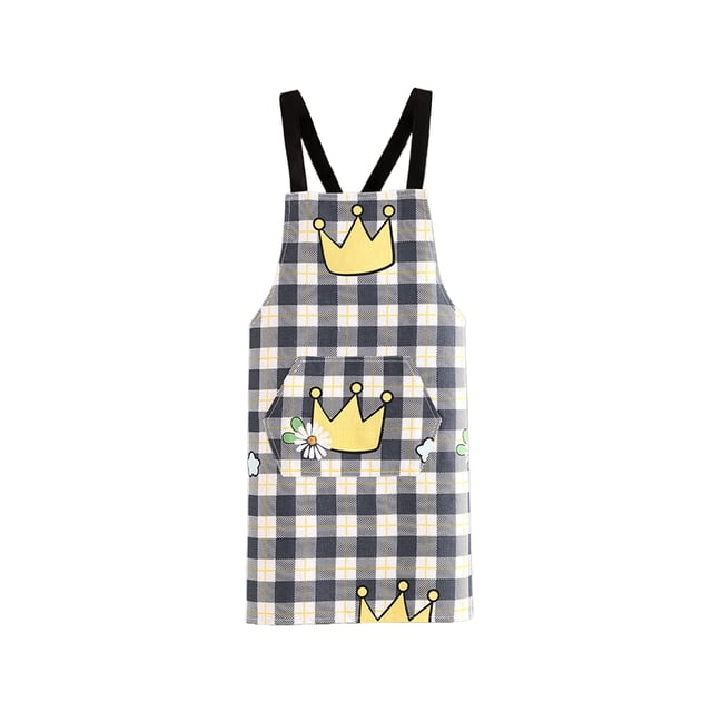 Monstrate Delantal en forma de H resistente a las manchas para ropa de trabajo de cocina 2. El delantal en forma de H se adapta a la ropa del Cocina y Comedor Banda para el cuello negra