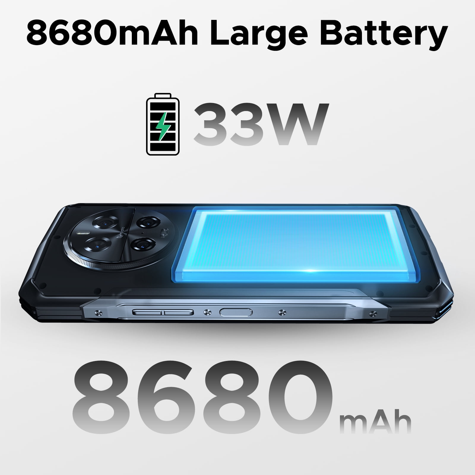 DOOGEE V40 PRO Rugged Smartphone 5G, 4nm Dimensity 7300, 36GB+512GB Mobile Phones,200MP+20MP Night Version, 6.78''FHD+120HZ & 1.47" Back Display Android Rugged Phone,3 Card Slots/5G Dual SIM/WiFi 6