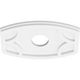 thumbnail image 2 of 14"W x 9 3/8"H x 3"ID x 7 1/2"C x 1"P Kailey Architectural Grade PVC Contemporary Ceiling Medallion, 2 of 11