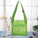 thumbnail image 3 of Monstrate Bolsa de malla de playa, juguete de viaje para niños, cesta de almacenamiento de transporte, bolso calado, accesorios de natación Almacenamiento y organización del hogar Verde, 3 of 6
