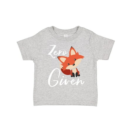 

Inktastic Zero Fox Given Gift Toddler Boy or Toddler Girl T-Shirt