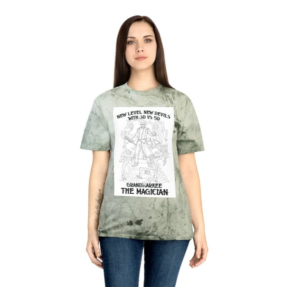 Unisex Angels Vs. Demons by Grandmarkee "The Magician" Sketch Art Tee