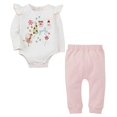 thumbnail image 1 of Baby Girls' Sparkly 2 PC Set, White, 6-9 Months, 1 of 2