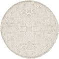 thumbnail image 2 of Rugs.com Outdoor Aztec Collection Rug – 3 Ft Round Light Gray Flatweave Rug Perfect For Kitchens, Dining Rooms, 2 of 6