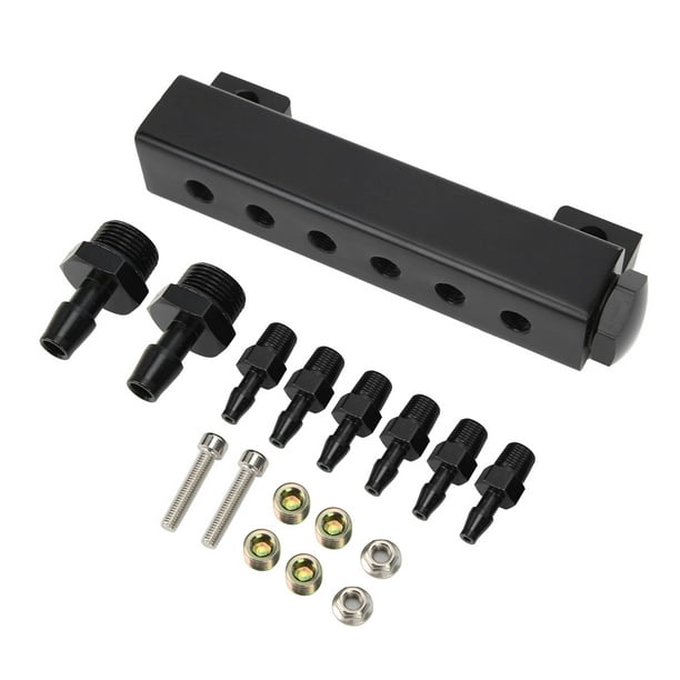 Universal Vacuum Manifold,6 Port Vacuum Intake Port Vacuum Manifold