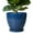 Matte Blue, variant on Ordivic 10 inch Matte Blue Ceramic Planter with Drainage & Saucer | Large Outdoor Plant Pots for Festive Holiday Gift for Plant Lovers