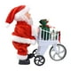 thumbnail image 1 of Santa Figura Navideña con Carrito Musical Decorativo Juguete Interactivo con Canciones Material Pp Adecuado para Regalo Infantil y, 1 of 9