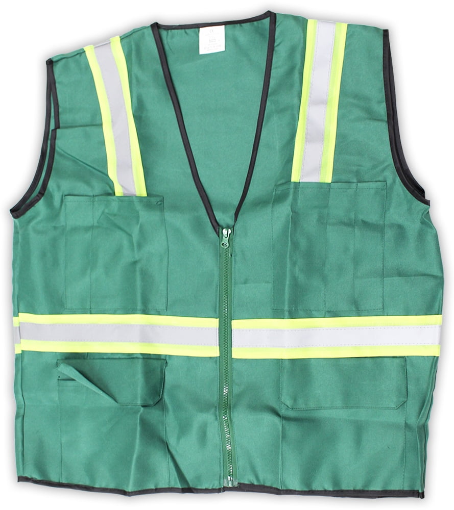 Forest Green Safety Vest, X-Large 