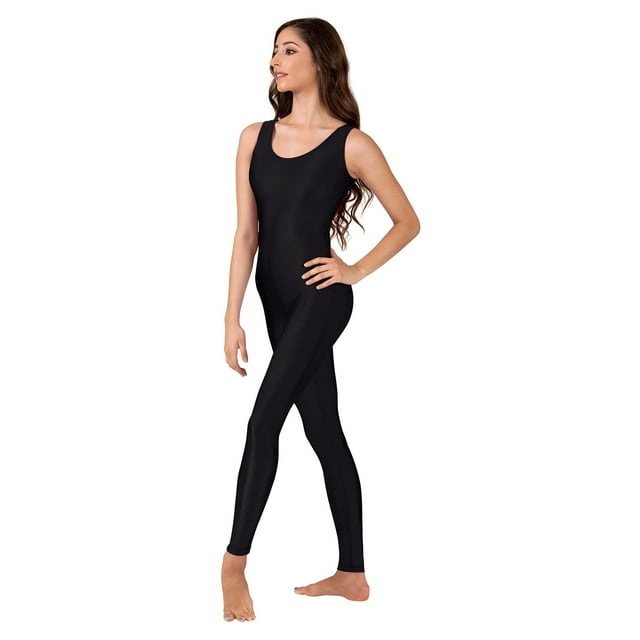 Adult Scoop Neck Nylon Tank Unitard