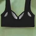 thumbnail image 3 of Front Closure Wireless Bra for Women Comfortable Soft Padded Plus Size Support Vest Style Seamless T-Shirt Lingerie, 3 of 7