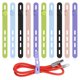 thumbnail image 1 of 10 Uds. Bridas para cables, correas para cables, organizador de cables ajustable, organizador de cables reutilizable, herramientas de gestión de cables, 1 of 6