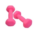 thumbnail image 1 of OUNONA One Pair Dumbbells For Women Iron Frosted Hand Weights For Workout Routines, 1 of 4