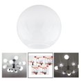 thumbnail image 6 of 1 piece Glass Globe Lamp Shades, Lighting Fixture Replacement Lampshade,2.56-2.76inch Fitter Opening crafts for Pendant Light, 6 of 8