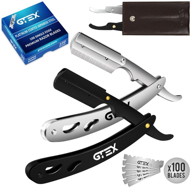 Cuchillas de afeitar Straight Razor GTEX 100 para hombre