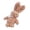 Brown, variant on Lavender Easter Bunny Plush - Purple Fluffy Rabbit Stuffed Animal With Satin Bow For Easter & Birthday Gifts(Purple-9.8In)#4609