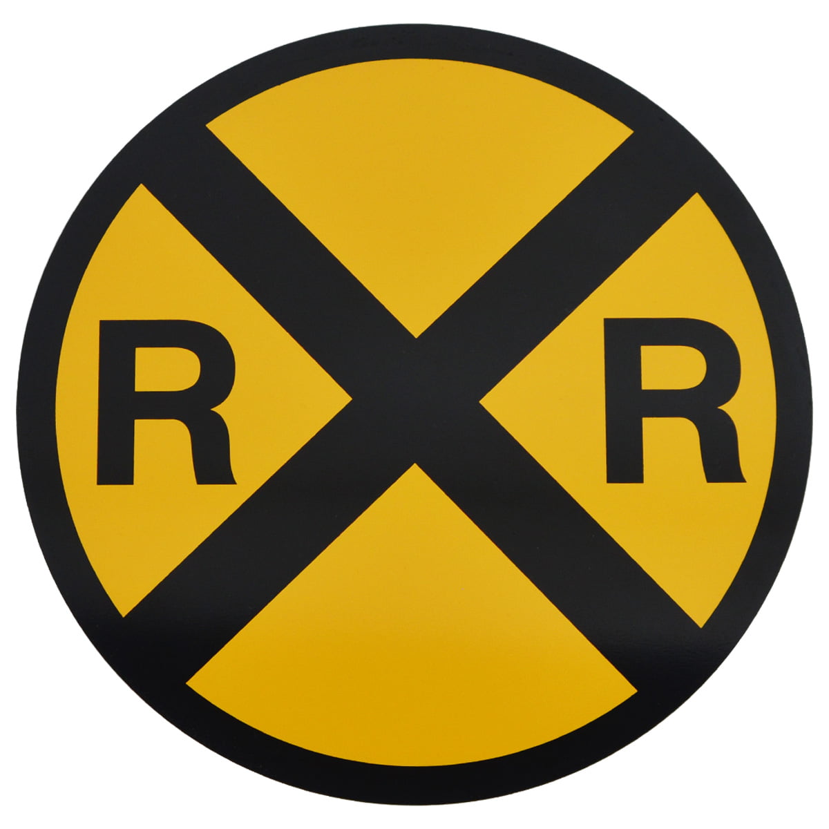 Steam Train Crossing Decal Zone Xing Tall lover model RR railroad 