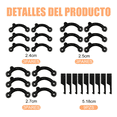 thumbnail image 3 of Respingador Nasal Corrector De Nariz 9 Pares 3 Ch, 3 M Y 3 L Eo Safe Imports Multicolor, 3 of 5