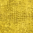thumbnail image 1 of Ahgly Company Machine Washable Indoor Square Abstract Yellow Contemporary Area Rugs, 8' Square, 1 of 4