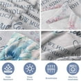 thumbnail image 4 of Grandma Gifts, Blanket with Letter & Floral Print, Grandma Birthday Gifts, Presents for Grandma from Grandchildren on Christmas, Cozy Flannel Throw Blankets 50'' x 60'', 4 of 6