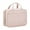 Pink, variant on Portable Travel Makeup Bag With Compartments - Large Capacity Hanging Toiletry Organizer For Women, Teens - Purple
