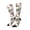 2 Black-2, variant on Women Crew Soft Moisture-wicking Socks Flying Butterflies-1 Pattern Design Cotton Socks, One Size fit All