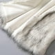 thumbnail image 3 of Women"s Wool Vest Faux Fur Vest Stand Collar Faux Fur Coat Vest Jacket L, 3 of 4