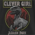 thumbnail image 2 of Girl's Jurassic Park Clever Girl Badge  Graphic Tee Black Small, 2 of 4