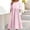 Pink, variant on Laipiong Summer Dresses for Women 2026 Casual Fashion Striped Print Short Sleeve Maxi Dress Lightweight Comfy Loose Fit Beach Clothes