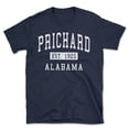 thumbnail image 1 of Prichard Alabama Classic Established Men's Cotton T-Shirt, 1 of 1