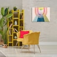 thumbnail image 3 of Stupell Industries Abstract Arches & Rays Abstract Painting Wrapped Canvas Art Print Wall Art, 30 x 24, 3 of 8